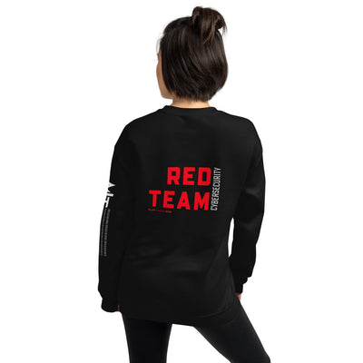 Cyber Security Red Team V7 - Unisex Sweatshirt ( Back Print )