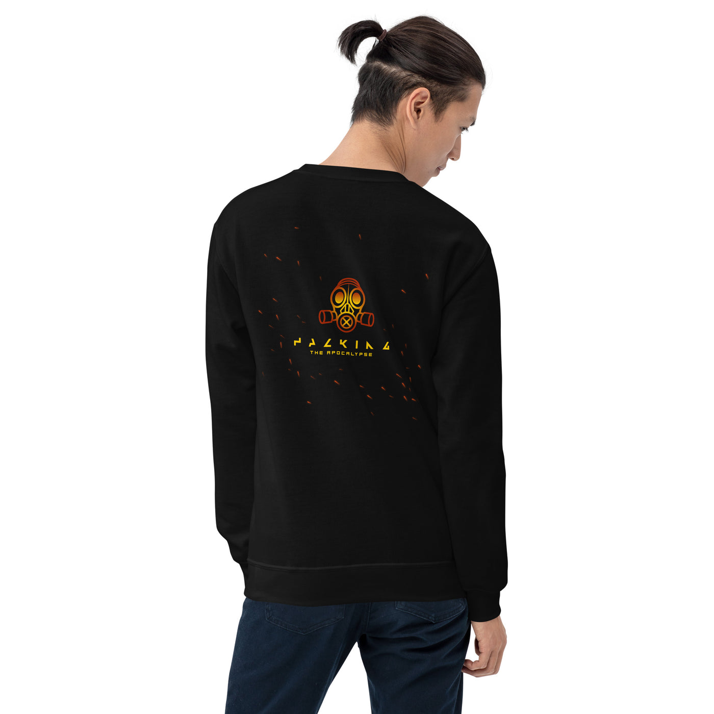 Hacking the apocalypse - Unisex Sweatshirt ( Back Print )