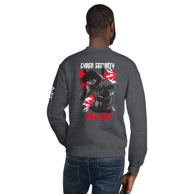 Cyber Security Red Team V3 - Unisex Sweatshirt ( Back Print )