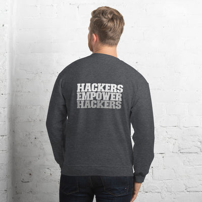 Hackers Empower Hackers V2 - Unisex Sweatshirt ( Back Print )