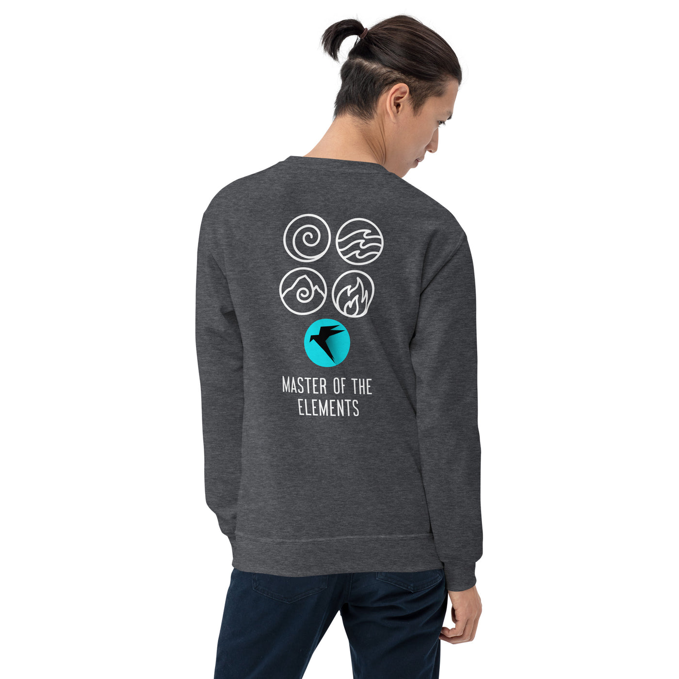 Master of Elements - Unisex Sweatshirt ( Back Print )
