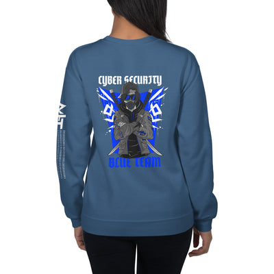 Cyber Security Blue Team V3 - Unisex Sweatshirt ( Back Print )
