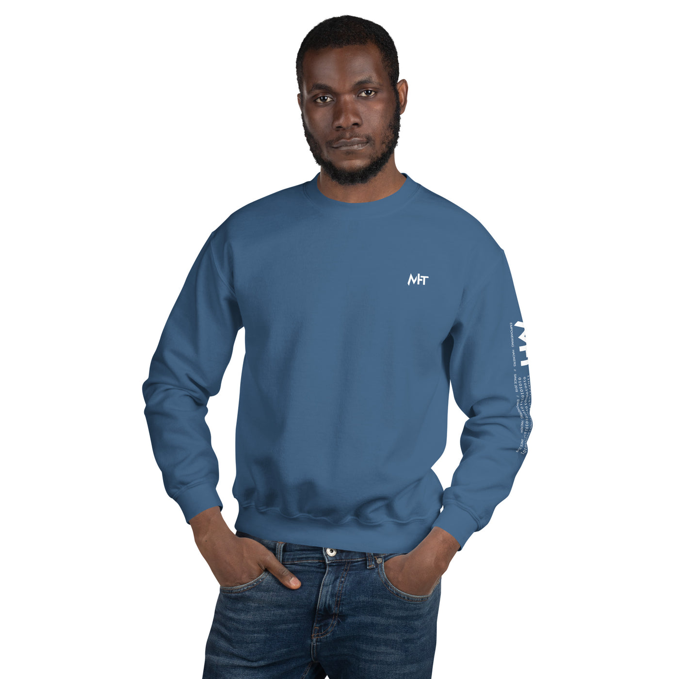 Nacho Average Bitcoiner Unisex Sweatshirt ( Back Print )