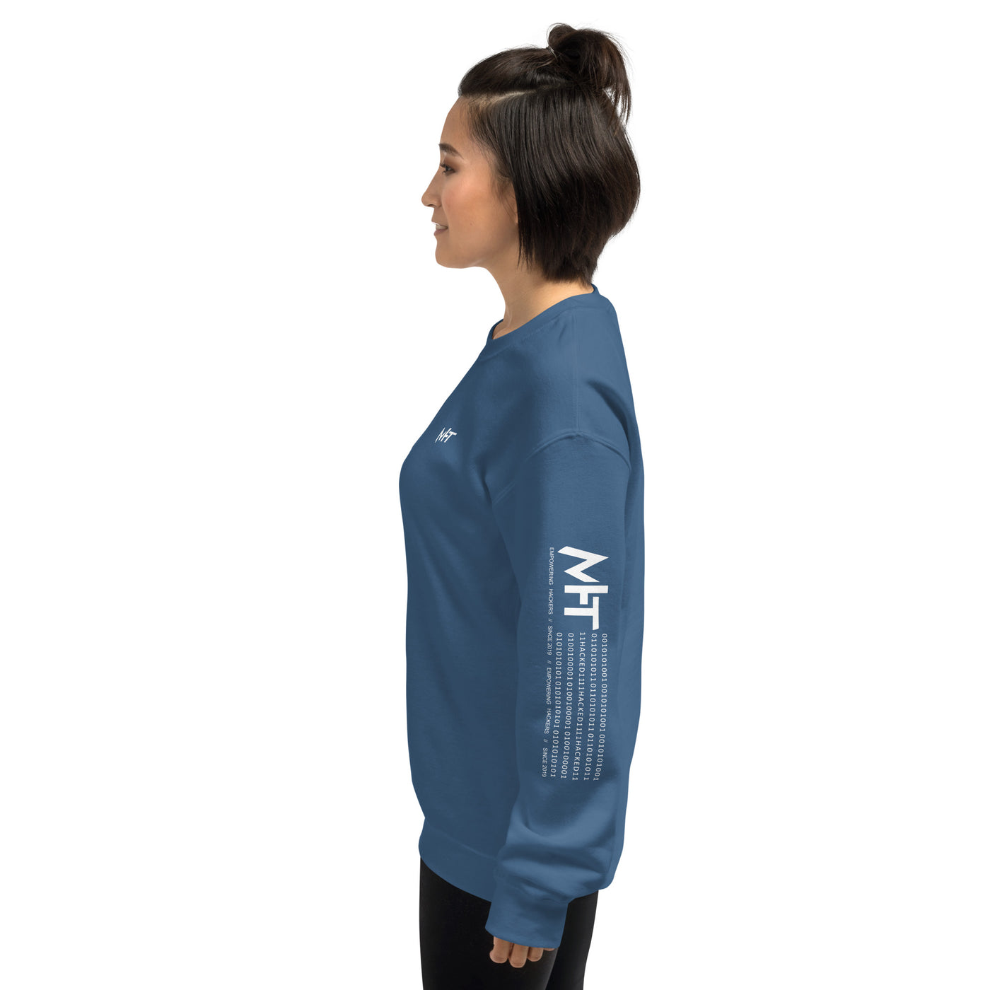 Cyber Security Blue Team V10 - Unisex Sweatshirt ( Back Print )
