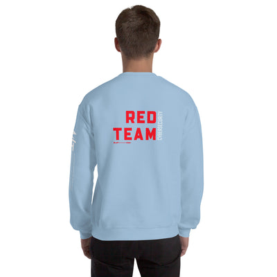 Cyber Security Red Team V8 - Unisex Sweatshirt ( Back Print )