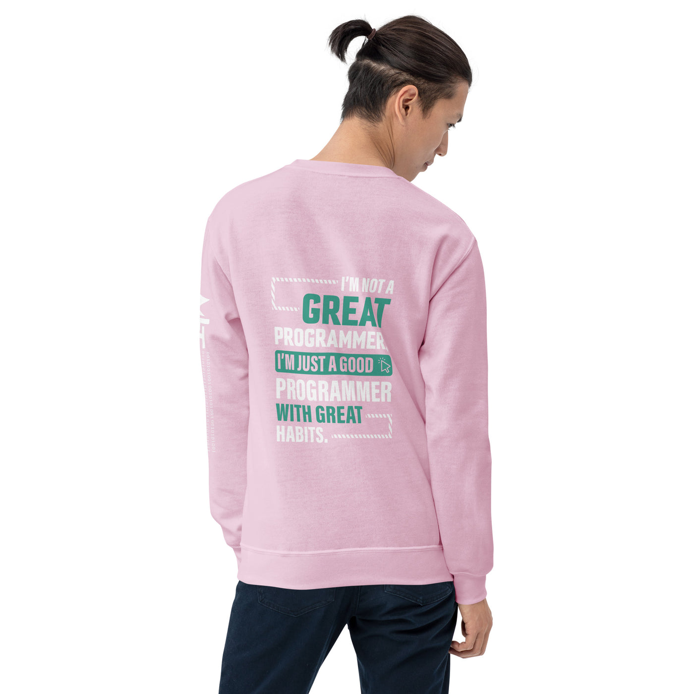 I am not a Great Programmer - Unisex Sweatshirt ( Back Print )
