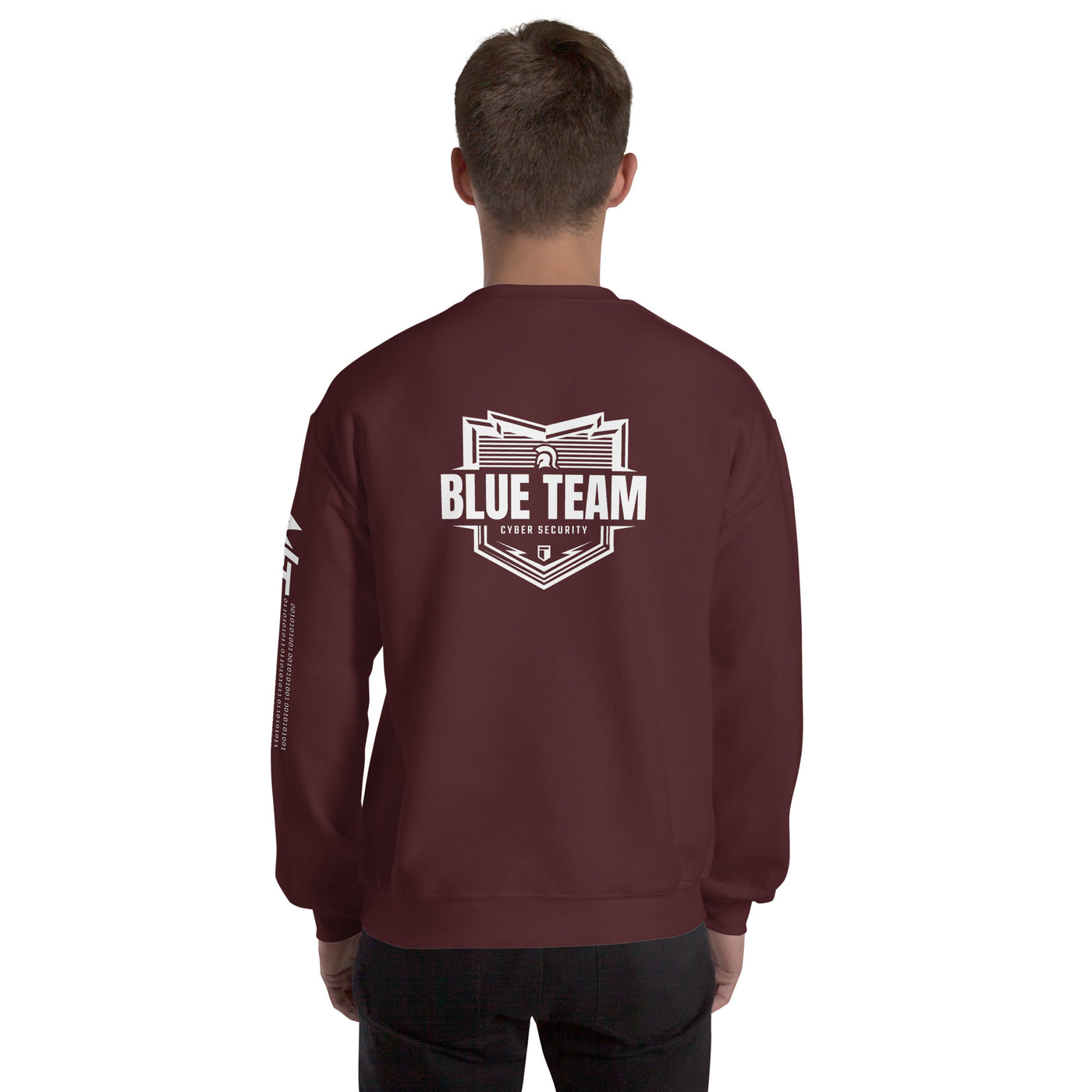 Cyber Security Blue Team V1 - Unisex Sweatshirt ( Back Print )