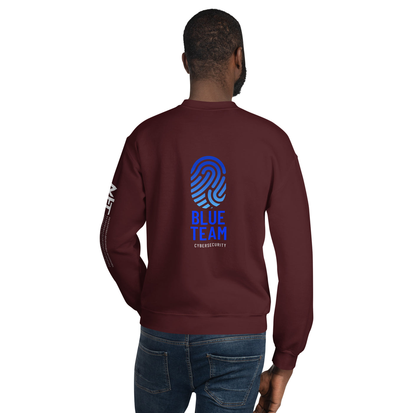 Cyber Security Blue Team v2 - Unisex Sweatshirt ( Back Print )