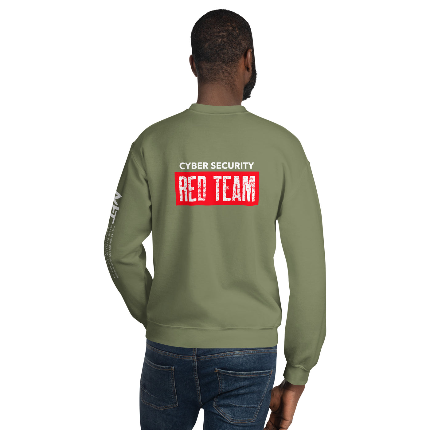 Cyber Security Red Team V1 - Unisex Sweatshirt ( Back Print )