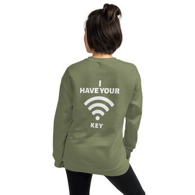 I have your Wi-Fi password - Unisex Sweatshirt ( Back Print )