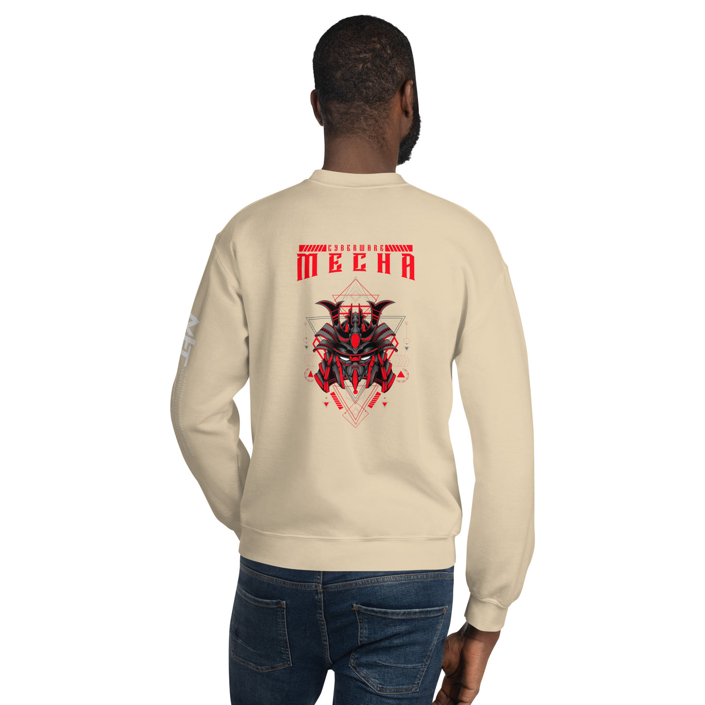 CyberWare Mecha - Unisex Sweatshirt ( Back Print )