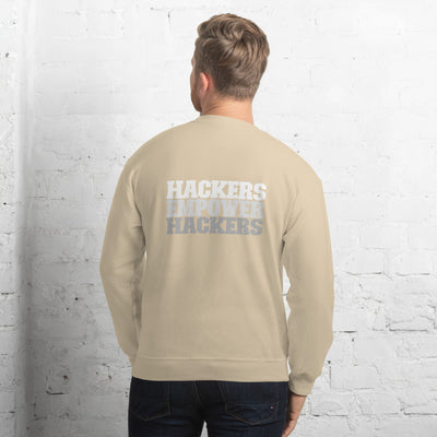 Hackers Empower Hackers V2 - Unisex Sweatshirt ( Back Print )