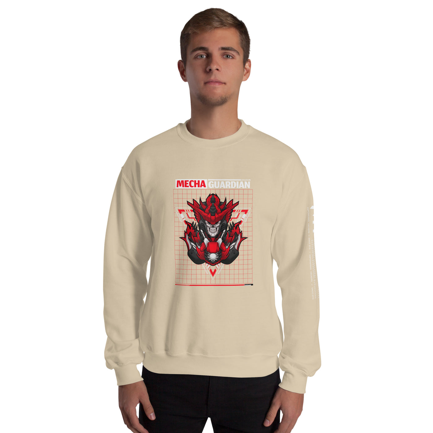 Red Mecha Guardian - Unisex Sweatshirt