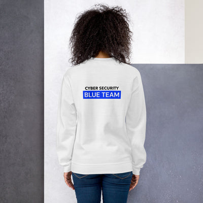 Cyber Security Blue Team V7 - Unisex Sweatshirt ( Back Print )
