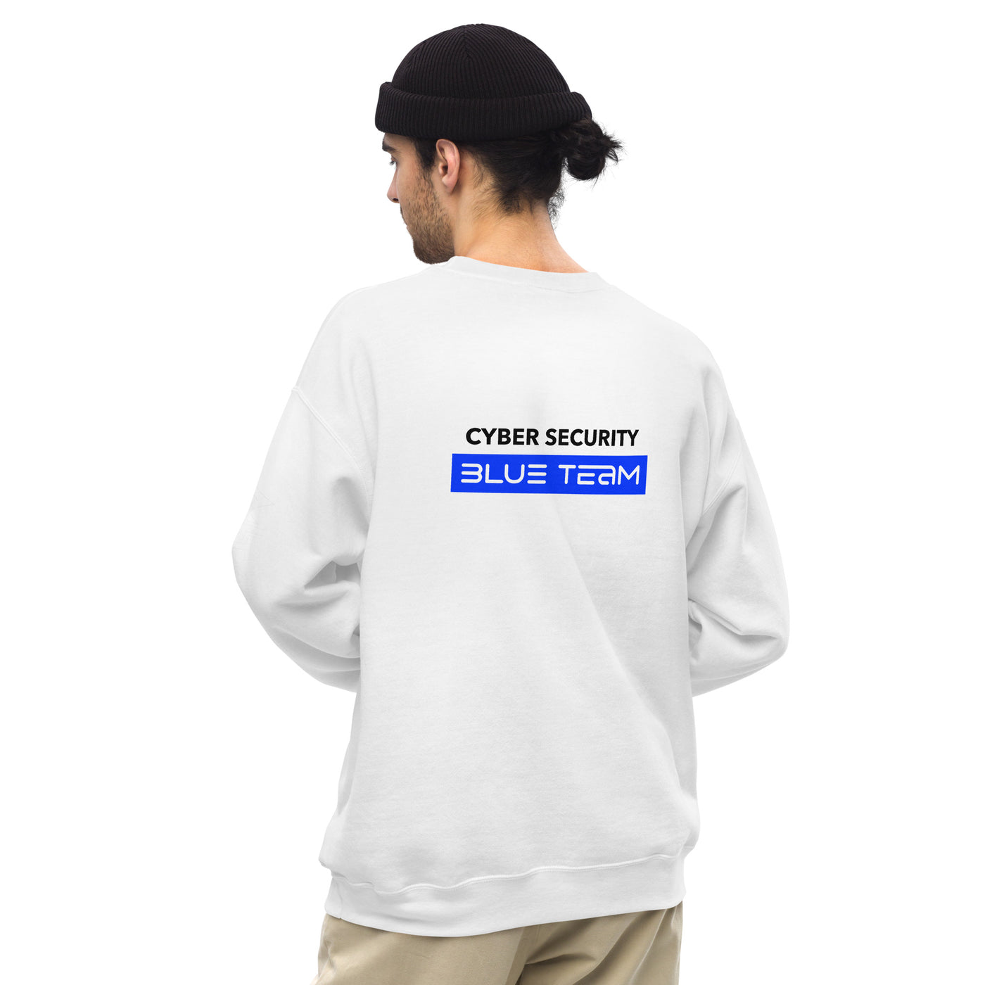 Cyber Security Blue Team V8 - Unisex Sweatshirt ( Back Print )