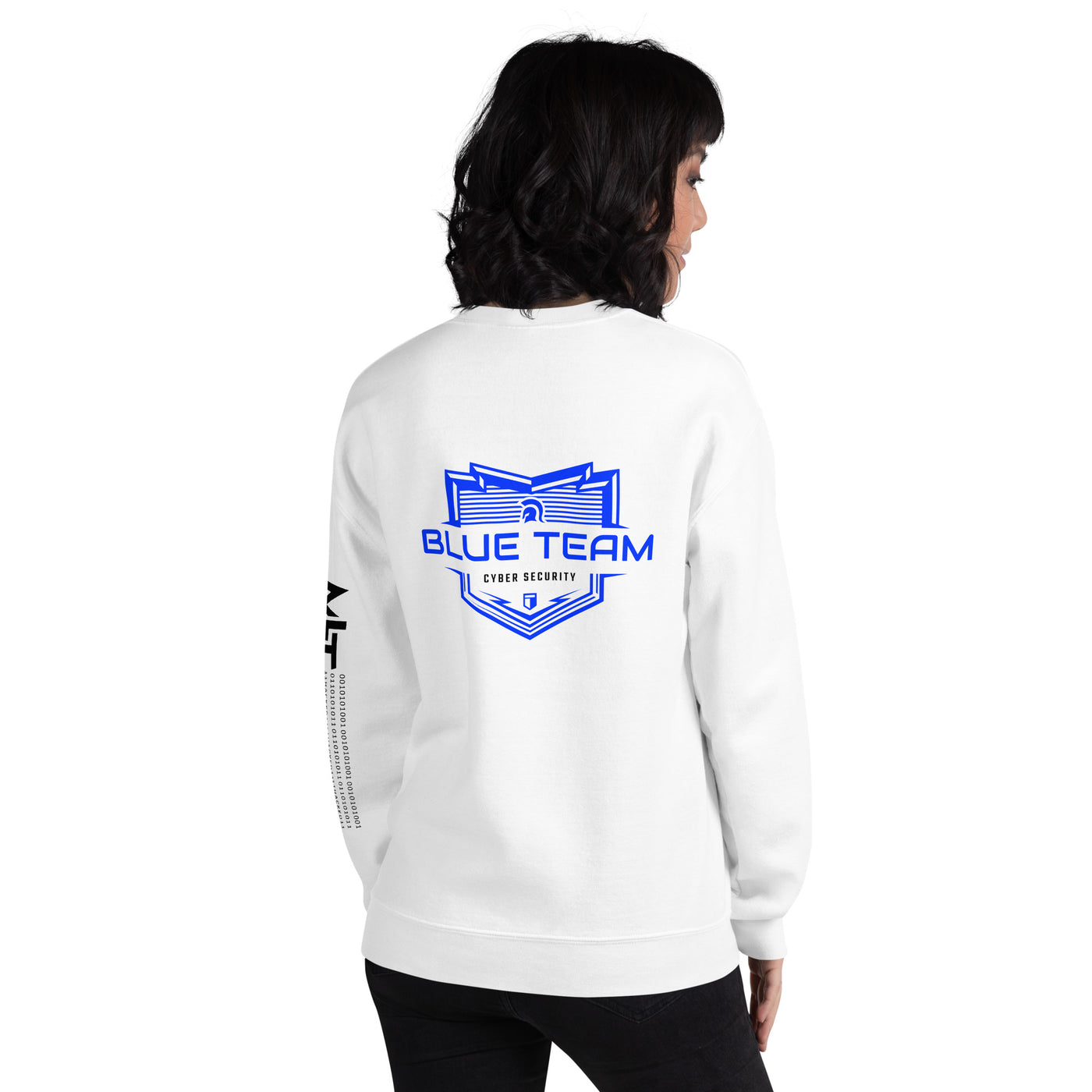 Cyber Security Blue Team V17 - Unisex Sweatshirt ( Back Print )