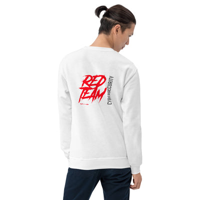 Cyber Security Red Team V6 - Unisex Sweatshirt ( Back Print )