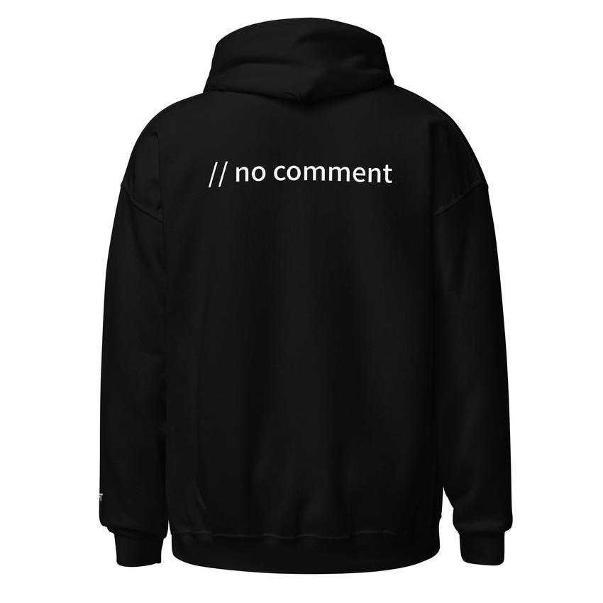 // no comment Unisex Hoodie (with all sides design)