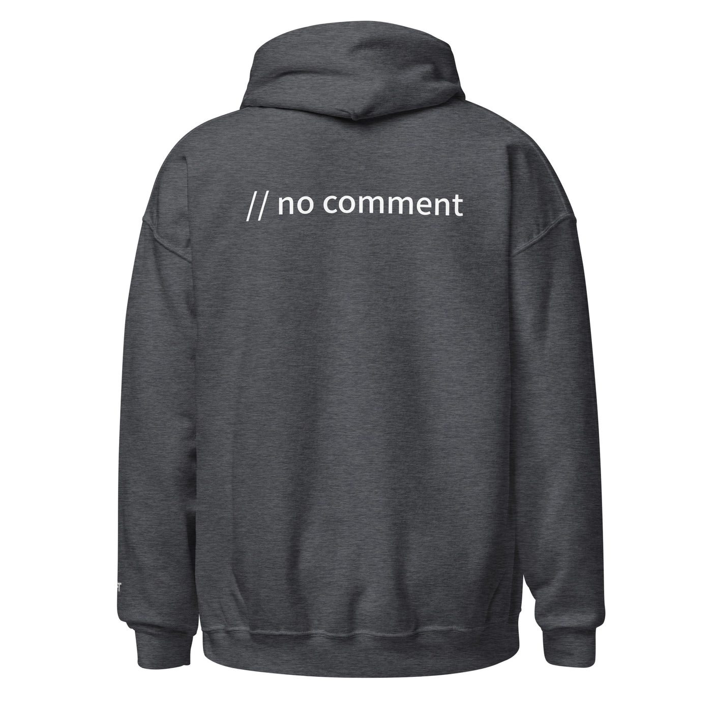 // no comment - Unisex Hoodie (with all sides design)