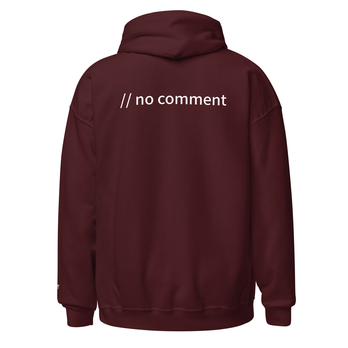 // no comment - Unisex Hoodie (with all sides design)