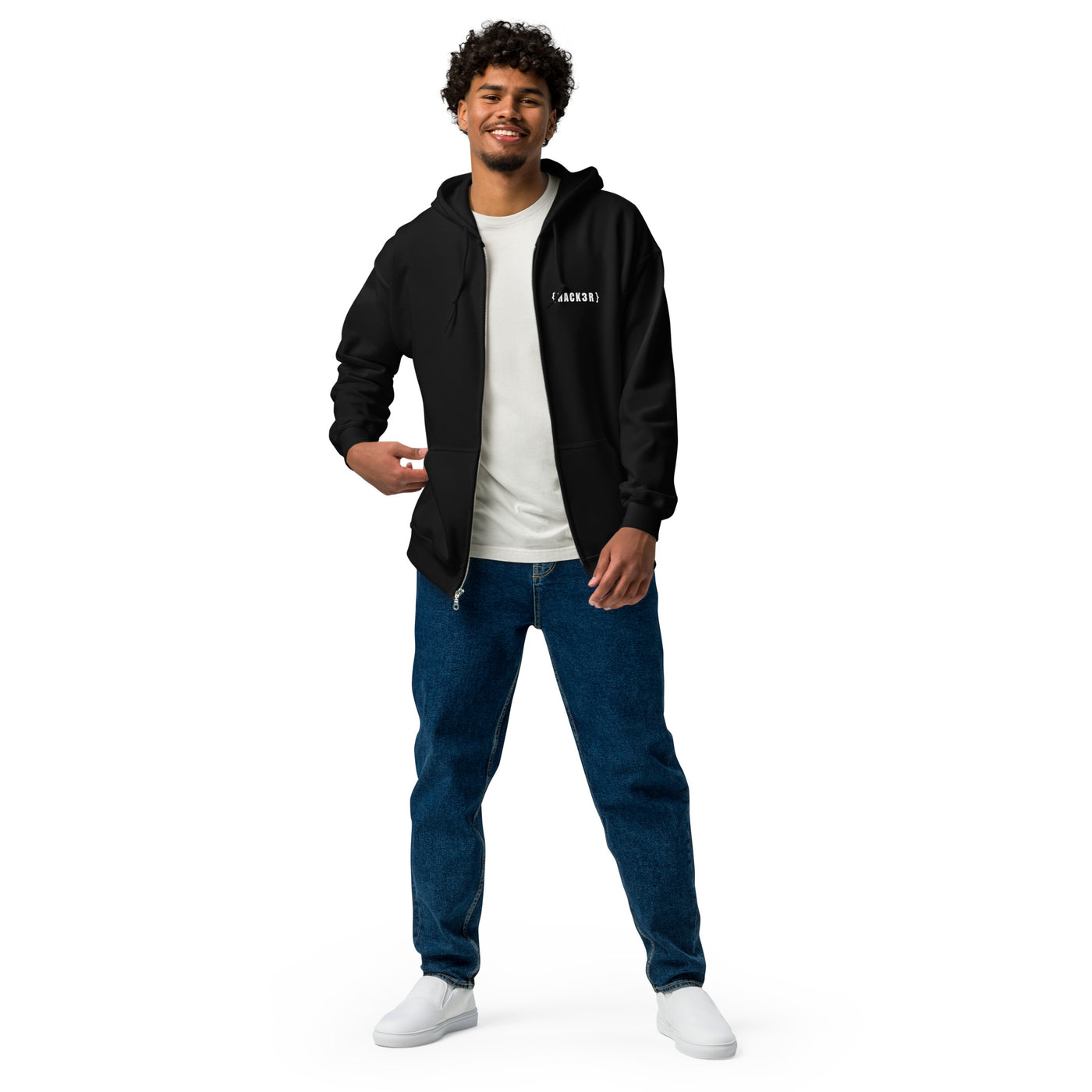Hack3r - Unisex heavy blend zip hoodie