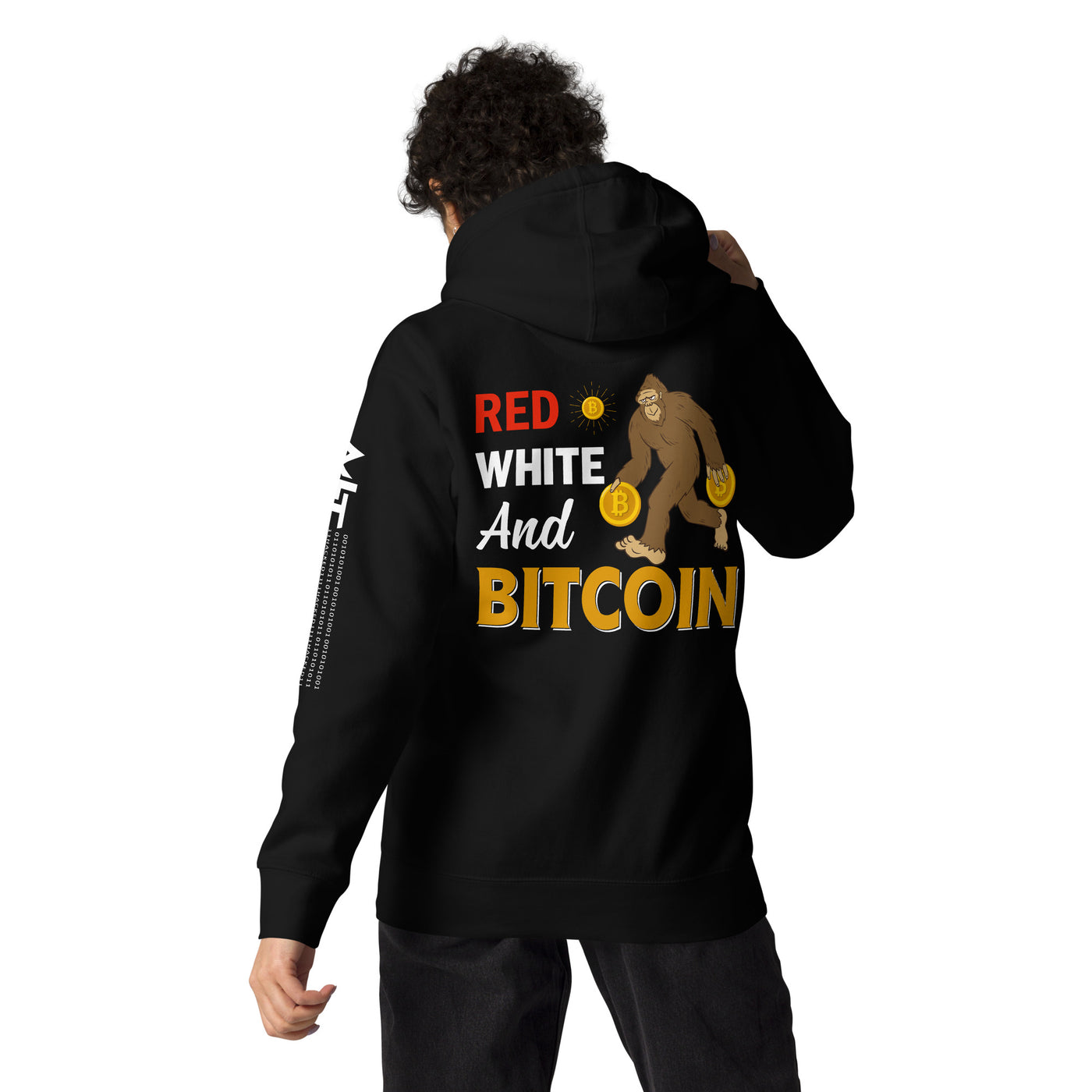 Red, White and Bitcoin - Unisex Hoodie