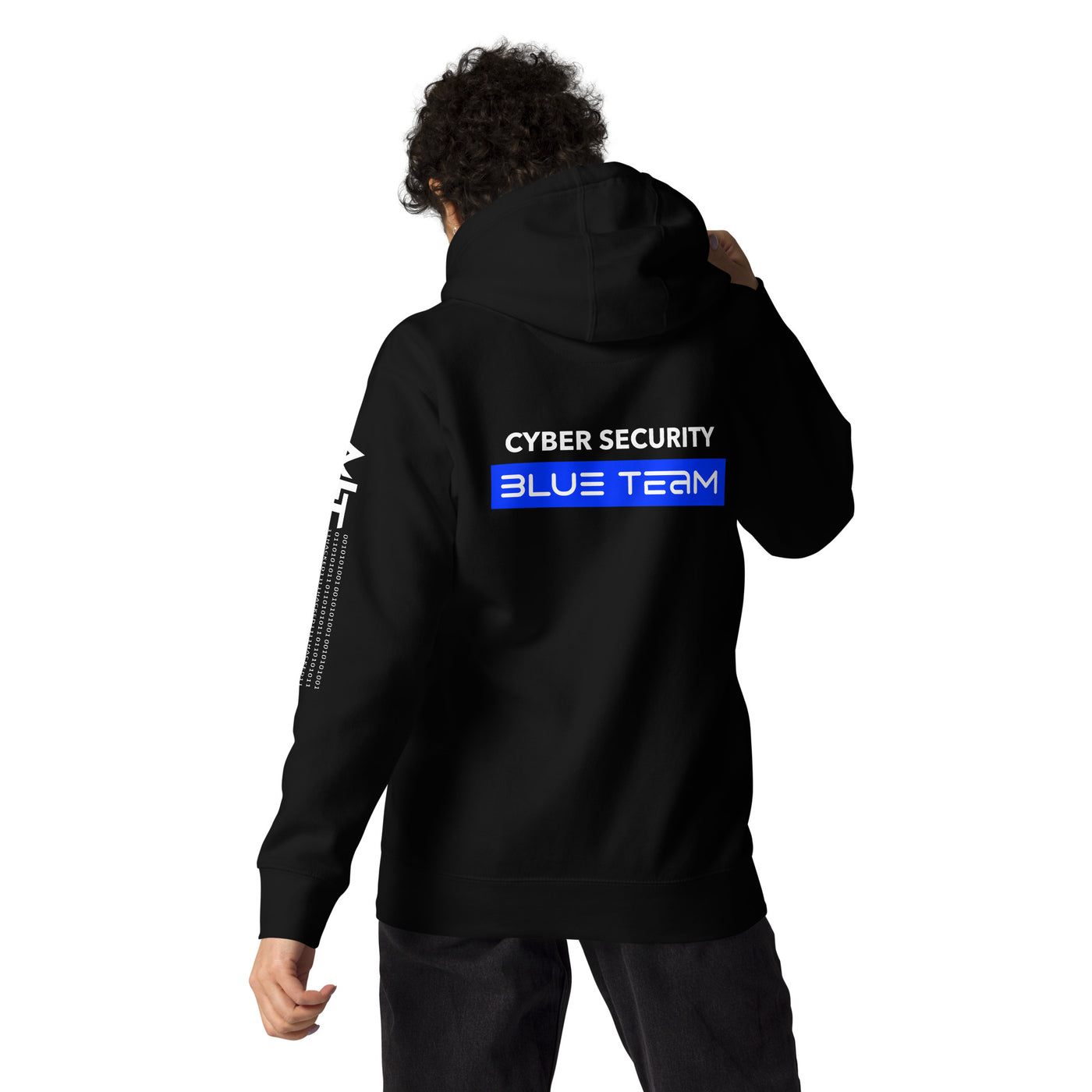 Cyber Security Blue Team V8 - Unisex Hoodie ( Back Print )