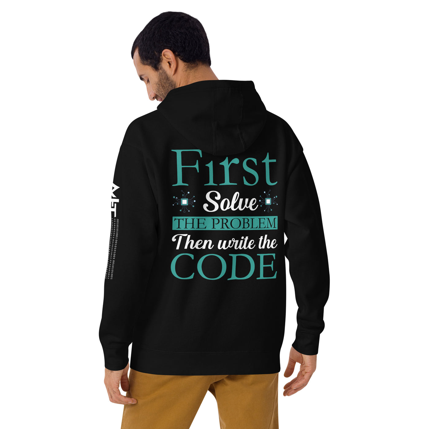 First solve the Problem, Then Write the Code (Rasel) Unisex Hoodie  ( Back Print )