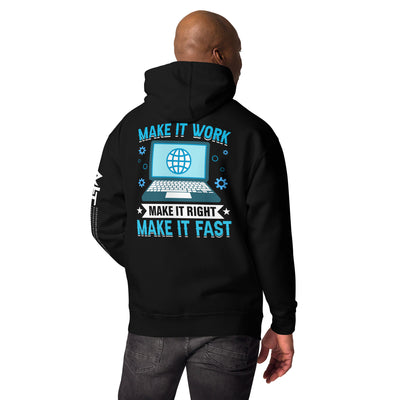 Make it work, make it right and make it fast Unisex Hoodie  ( Back Print )