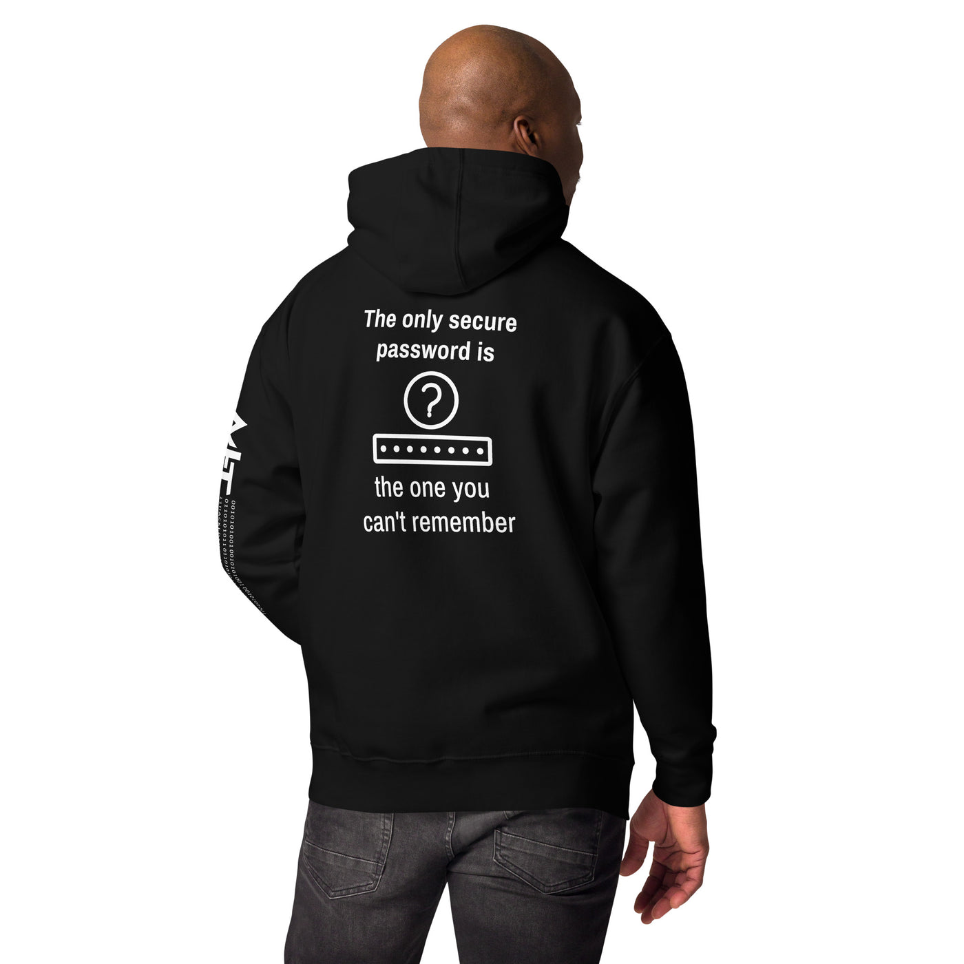 The only Secure Password V2 Unisex Hoodie  ( Back Print )