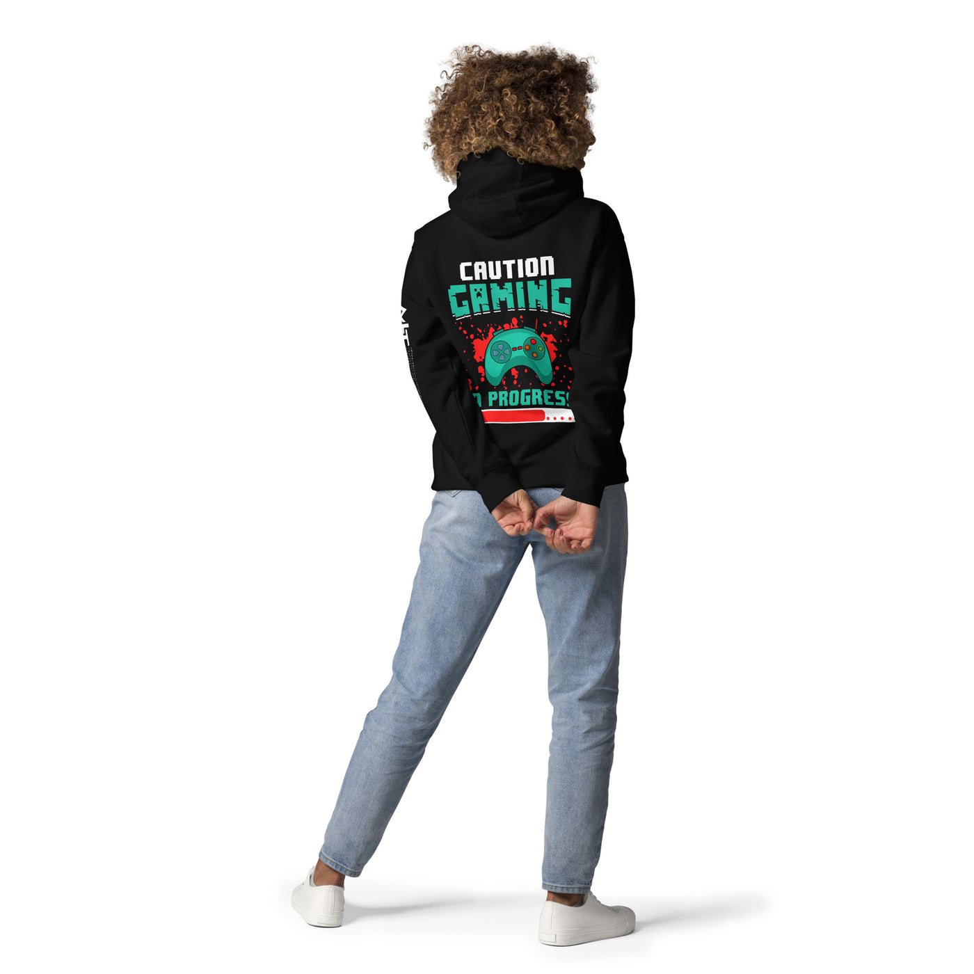 Caution! Gaming In Process Unisex Hoodie