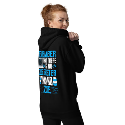 Remember! There is no code - Unisex Hoodie ( Back Print )