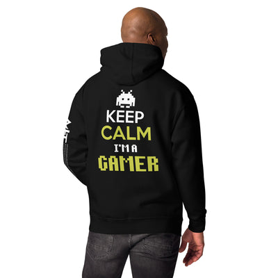 Keep Calm and I am a Gamer - Unisex Hoodie ( Back Print )