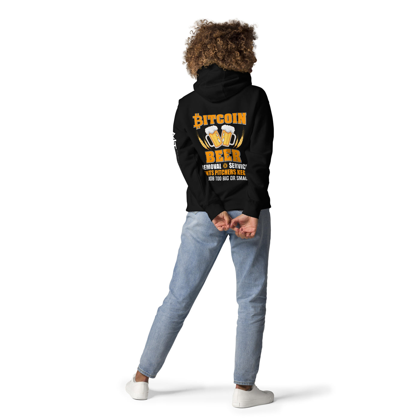 Bitcoin Beer Removal Service - Unisex Hoodie