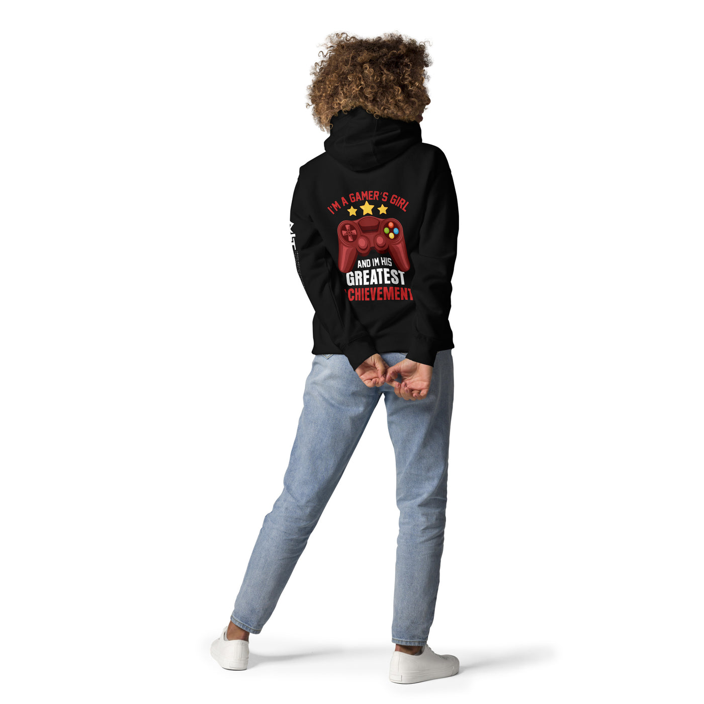 I am a Gamer's Girl, I am his Greatest Achievement - Unisex Hoodie ( Back Print )