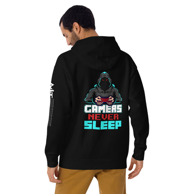 Gamers never Sleep V1 - Unisex Hoodie
