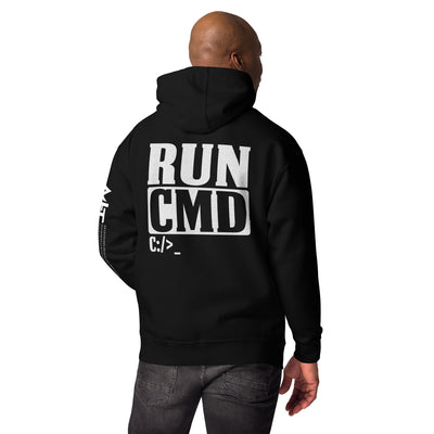 Run CMD C:/>_ - Unisex Hoodie ( Back Print )