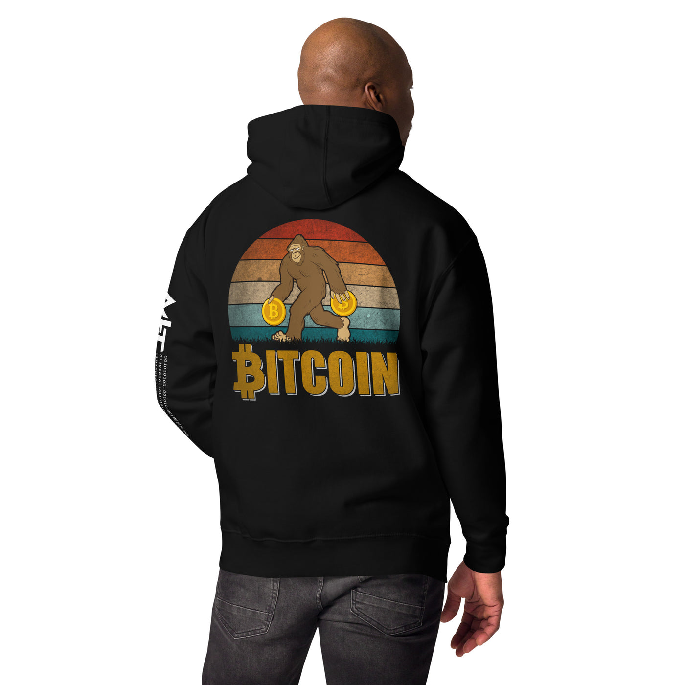 Bitcoin Ape - Unisex Hoodie ( Back Print )