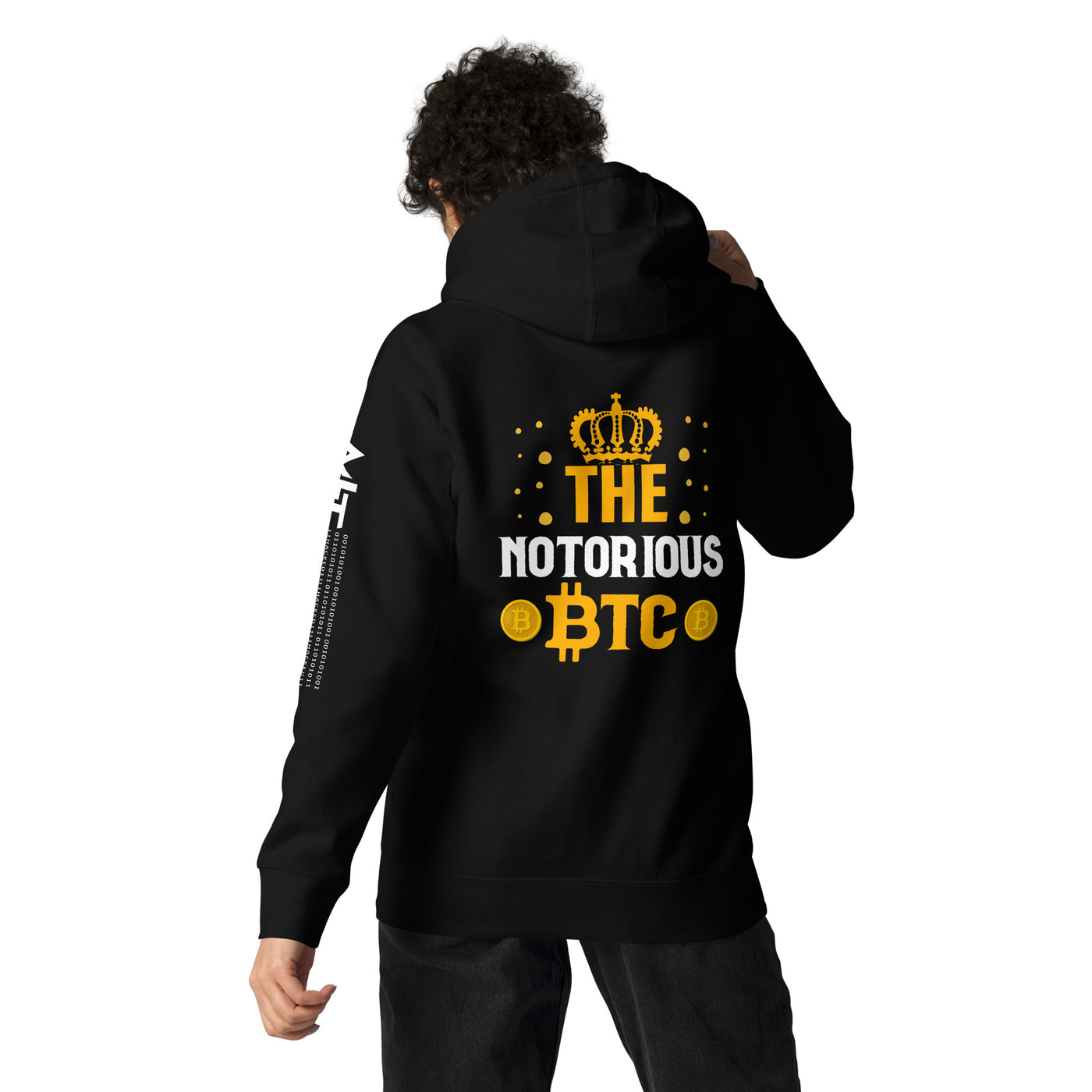 The Notorious Bitcoin - Unisex Hoodie ( Back Print )