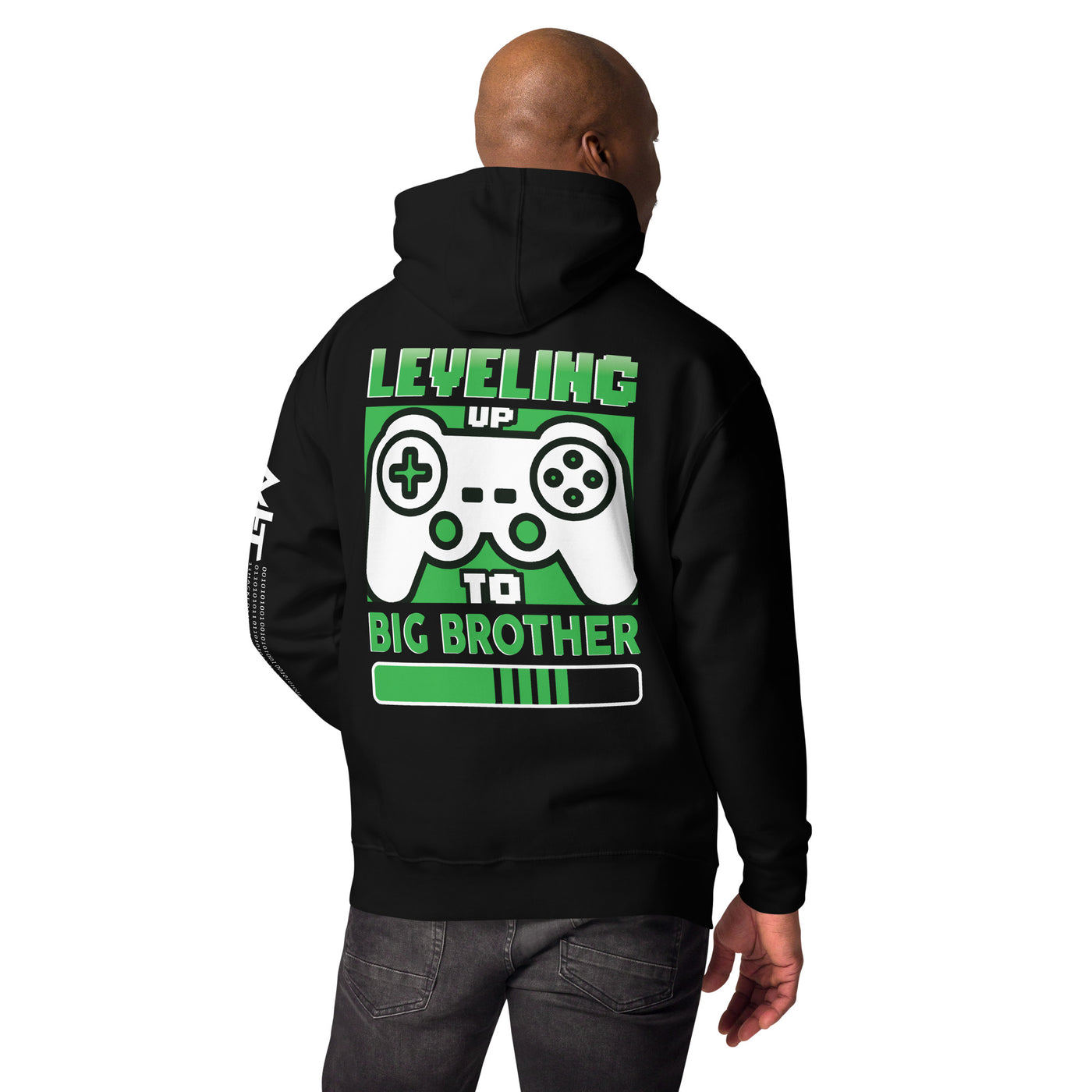 Levelling Up to Big Brother - Unisex Hoodie ( Back Print )