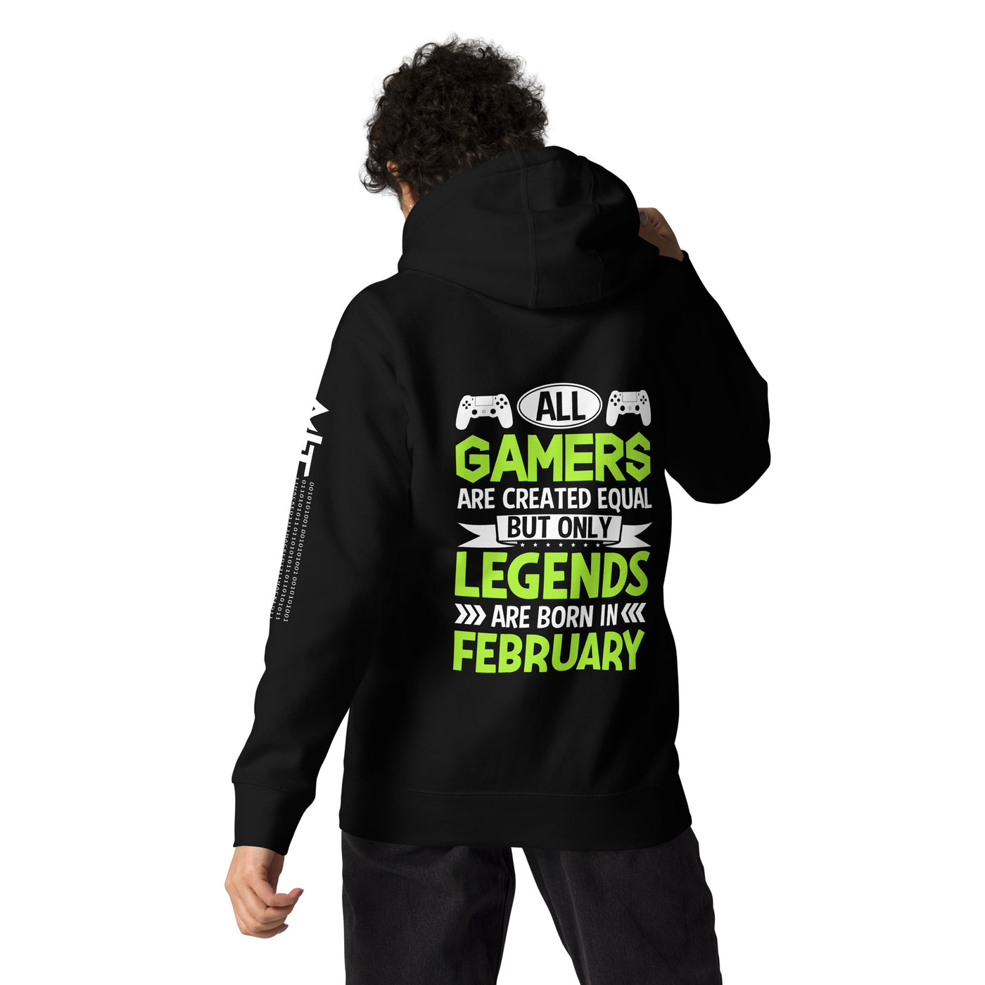 All Gamers are created equal - Unisex Hoodie ( Back Print )