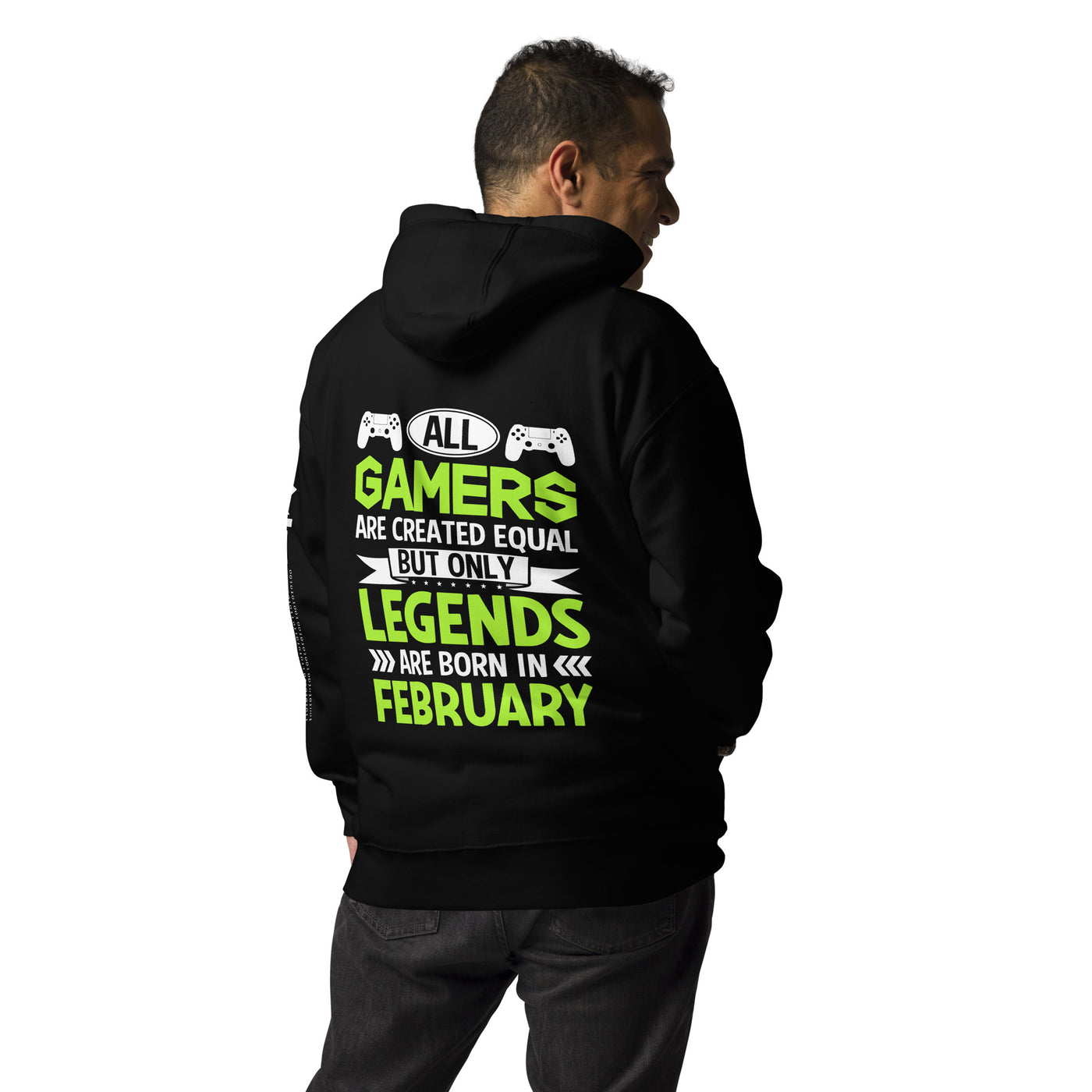 All Gamers are created equal - Unisex Hoodie ( Back Print )