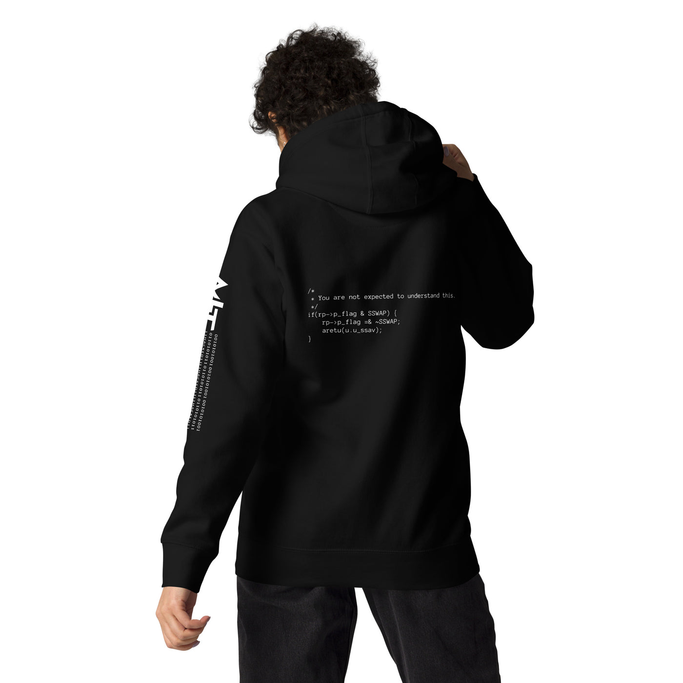 You are not expected to Understand this V1 - Unisex Hoodie ( Back Print )