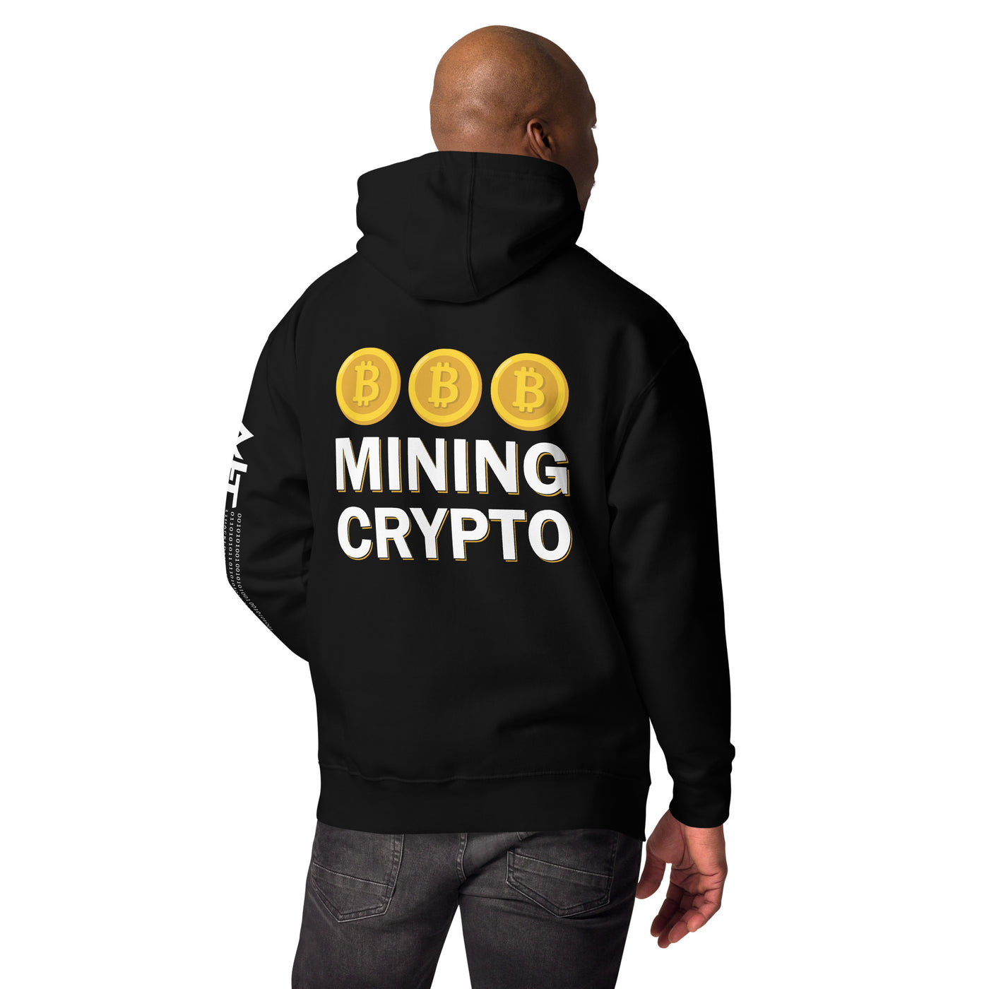 Mining Crypto - Unisex Hoodie  ( Back Print )