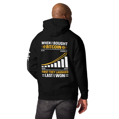 When I Bought Bitcoin, First they laughed, Last I won Unisex Hoodie