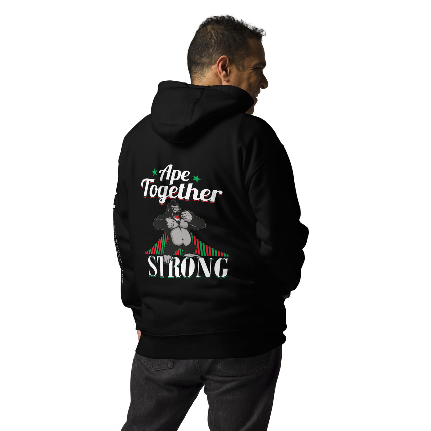 Ape together strong - Unisex Hoodie ( Back Print )