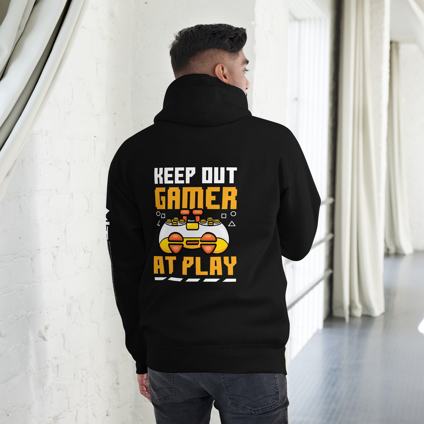 Keep Out Gamer At Play Rima 7 - Unisex Hoodie ( Back Print )