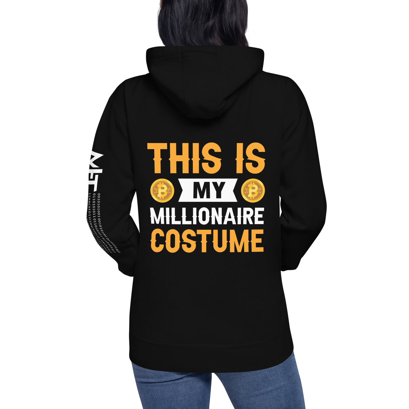 This is My Millionaire Costume - Unisex Hoodie ( Back Print )