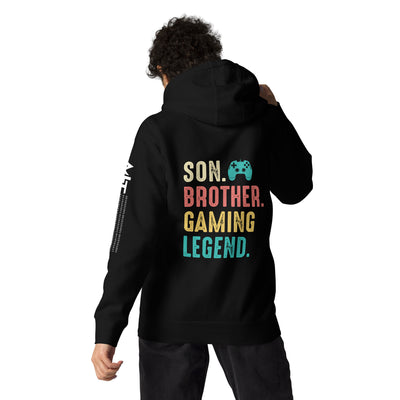 Son Brother Gaming Legend - Unisex Hoodie ( Back Print )