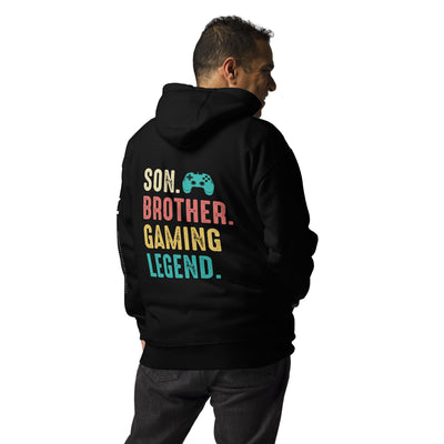 Son Brother Gaming Legend - Unisex Hoodie ( Back Print )